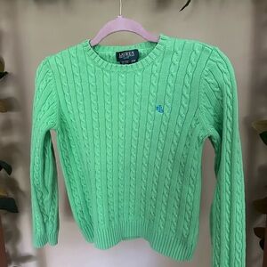 Ralph Lauren Cable Knit Cotton Sweater